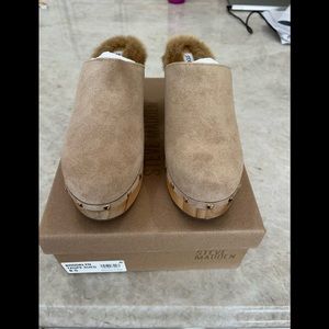 Steve Madden "Brooklyn" NIB Suede Clogs Sz 8.5
